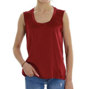 TOP VISCOSA BORDEAUX